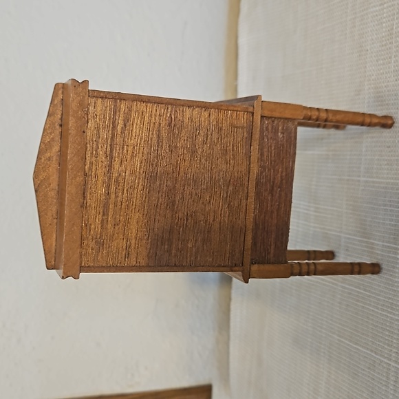 Miniature Wood Secretary Desk - Picture 3 of 8